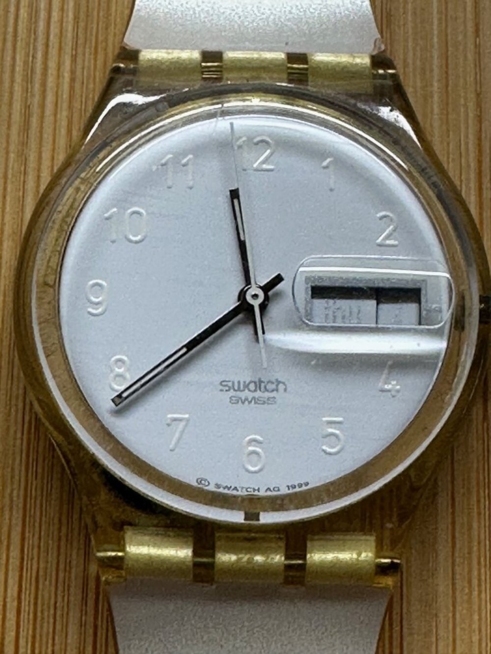 Swatch Watch Snowcovered GK733 Vintage 2000